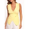 Petal and Pup Vanni Wrap Front Linen Top - 4 of 4