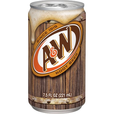 A&#38;W Root Beer Soda - 10pk/7.5 fl oz Mini Cans