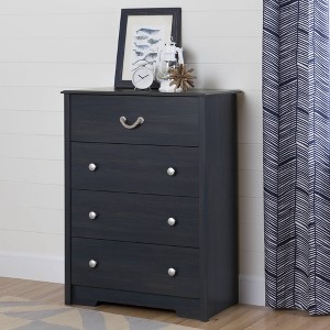 South Shore Navali 4 Drawer Kids' Chest Blueberry - 1 of 4