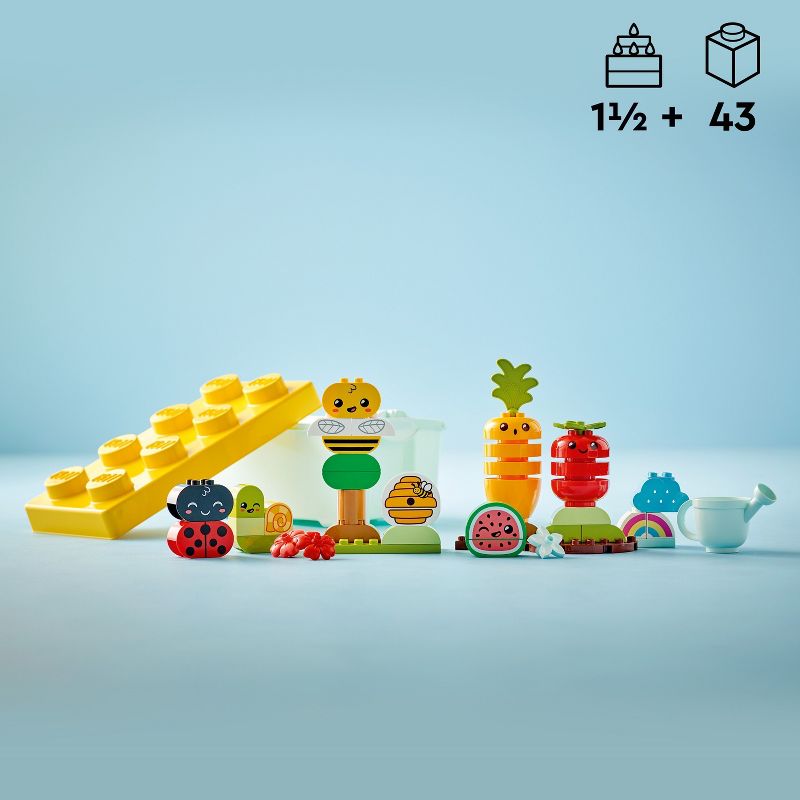 LEGO DUPLO My First Organic Garden Bricks Box Toy Set 10984, 3 of 8