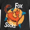 Girls' - Dr. Seuss - Fox In Socks Jumping Fitted Short Sleeve Graphic T-Shirt - 2 of 4