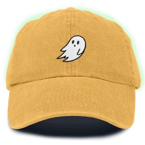 Dalix Ghost Glow in the Dark Embroidered Mens Womens Cotton Dad Hat Baseball Cap Adjustable - 1 of 4