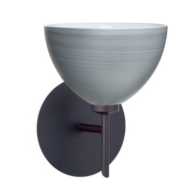 Besa Lighting Brella 1 - Light Wall Light in  Bronze