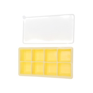 Unique Bargains 8-Cavity Large Ice Tray with Lid Square Hand Wash Only 8.46"x4.53"x1.97" 1 Pcs - 1 of 3