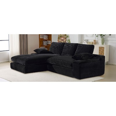 Mocamel 99x69 Modular Sectional Sofa Minimalist LShape 2PC Free Combo InstallFree LivingBedroom