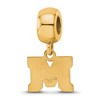 Black Bow Jewelry 14k Yellow Gold Plated Sterling Silver Montana State Bobcats NCAA Bead Charm - 4 of 4