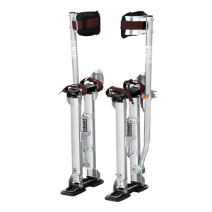 VEVOR Drywall Stilts, 18''-30'' Adjustable Aluminum Tool Stilts with Protective Knee Pads - 1 of 4
