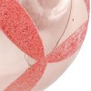 NAYSAYE Party Decoration and Accessories Glass Christmas Ball Ornaments Set of 4 for Christmas Tree Decorations, Pink, 4.7"*4.7"*0.11" - 3 of 4