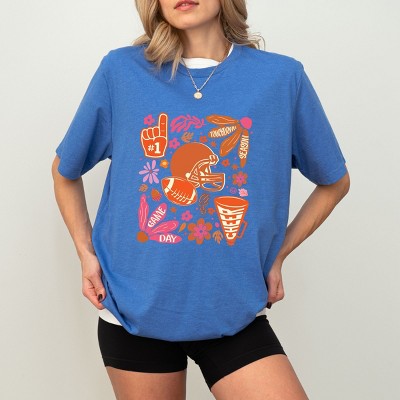 Simply Sage Market Touchdown Season Collage Short Sleeve Tee - 2XL - Royal