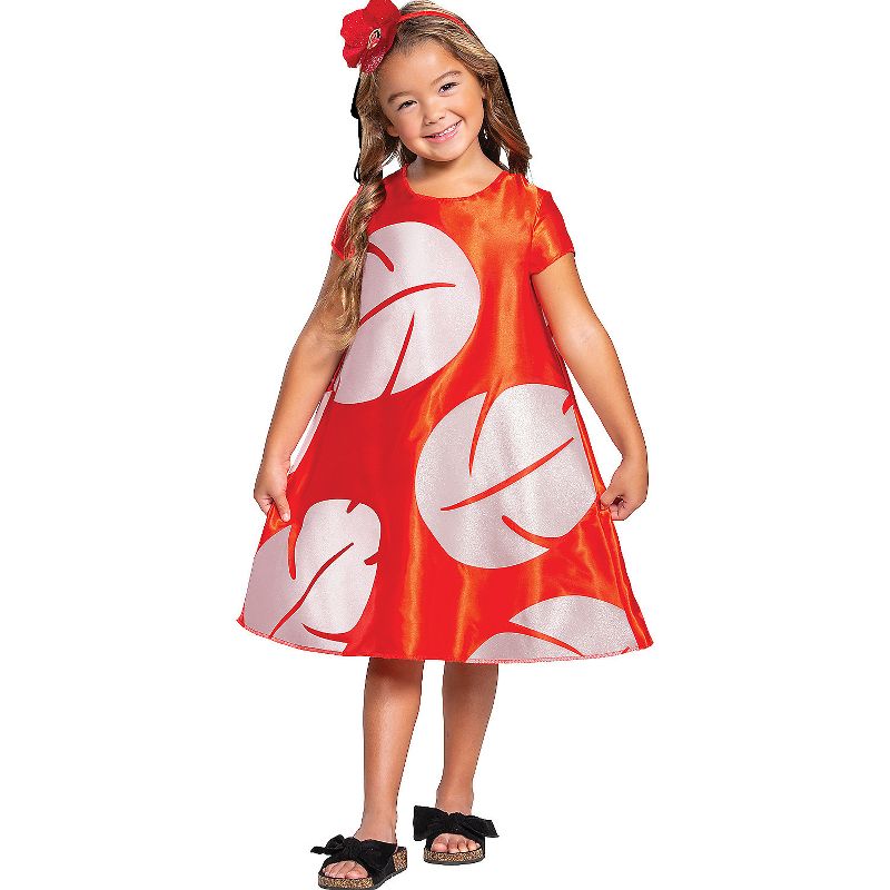 Disguise Toddler Girls' Classic Lilo & Stitch Lilo Dress Costume, 1 of 3