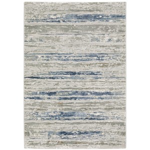 Oriental Weavers Easton 012E3 Grey/ Blue Indoor Area Rug - 5'3" x 7'6" - 1 of 4