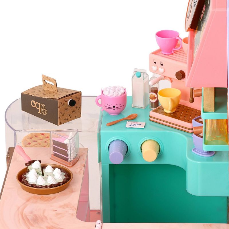 Our Generation Love U Latte Coffee Shop Playset for 18&#34; Dolls, 6 of 10