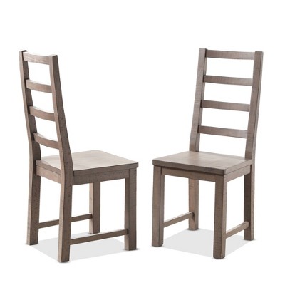 Set of 2 Auckland Side Chairs Weathered Gray - Steve Silver Co.