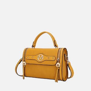 MKF Collection Sabrina Women's Vegan Leather Shoulder satchel Handbag by Mia K - 1 of 4