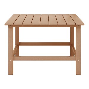 WestinTrends Malibu Kids Outdoor Patio Furniture HDPE 30" Wide Square Dining Table - 1 of 4