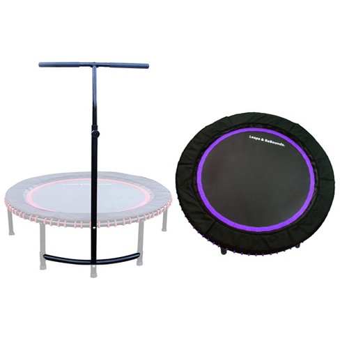 Silent Foldable Trampoline 40'', Exercise Fitness Trampoline with