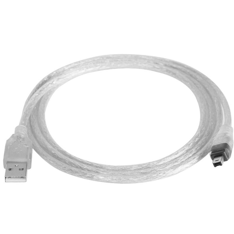 Sanoxy 6FT 1.8M USB To Firewire IEEE 1394 4 Pin iLink Adapter Data Cable Cord, 1 of 5