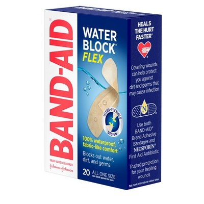 Band-Aid Water Block Adhesive Bandages - 20ct