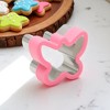 Unique Bargains Biscuit Cutter Medium Butterfly-Shaped Cookie Cutter Hand Wash Stainless Steel Plastic 2.8"x2.3"1.6" 1Pcs - 2 of 4