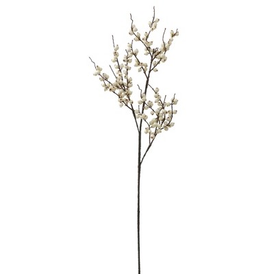 Vickerman 38" White Wild Berry Artificial Christmas Pick