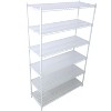 NicBex 82/84"H 6 Tier Wire Shelving Unit,6000LBS Height Adjustable Garage Storage Shelves,Heavy Duty Storage Rack with Wheels & Shelf Linerss - 2 of 4