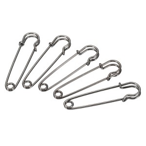 Unique Bargains Large Metal Sturdy Sewing Safety Pins for Blankets 20 Pcs - 1 of 4