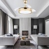 Bella Depot 36" Modern Ceiling Fan with LED Light and Remote - 2 of 4
