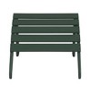 WestinTrends Dylan HDPE Outdoor Patio Adirondack Chair with Ottoman (2-Piece Set) - 4 of 4