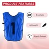 Unique Bargains Team Sports Reversible Numbered Soccer Training Vest 6 Pcs - 4 of 4