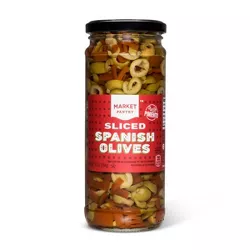 Sliced Spanish Salad Olives - 10oz - Market Pantry™