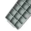 Unique Bargains 15-Cavity Square Ice Tray with Color-Matched Lid Hand Wash Only Silicone Space 7.68"x4.33"x1.38" 1 Pc - 3 of 3