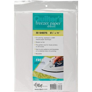 C&T Publishing Quilter's Freezer Paper Sheets 30/Pkg-8.5"X11" - 1 of 1