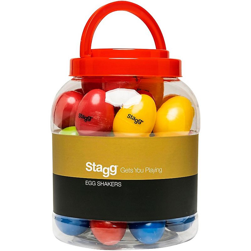 Stagg Plastic 40-Piece Multicolor Egg Shakers, 1 of 4