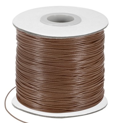Unique Bargains Waxed Polyester Cord Waxed Polyester Durable Multipurpose Beading Cord 1 Pc