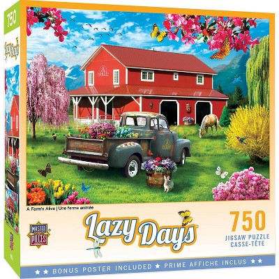 MasterPieces Inc A Farm's Alive 750 Piece Jigsaw Puzzle