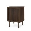 Christopher Knight Home Set of 2 Nystrom Faux Wood Single Drawer Nightstands - 4 of 4