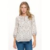 WEST K Women's Sophia Rayon Three Quarter Sleeve Everyday Blouse - 3 of 4