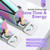 Saviland Photochromic Nail System: Magnetic-Guide Clipper w/Surgical Steel Blades - 15-Pc Artist's Precision Trimmer Kit. - 4 of 4