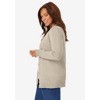 Woman Within Plus Size Perfect Long-Sleeve Cardigan - 4 of 4