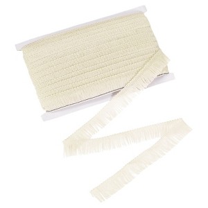 Unique Bargains Polyester Boho Durable Multipurpose Tassel Fringe Trim 27 Yards 1 Inch 1 Pc - 1 of 4