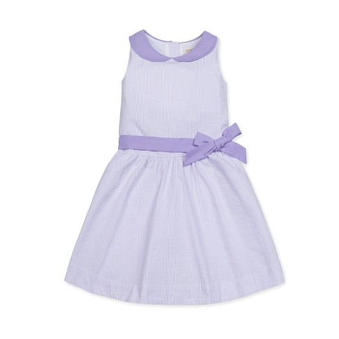 Hope & Henry Girls' Peter Pan Collar Seersucker Dress, Toddler - image 1 of 4