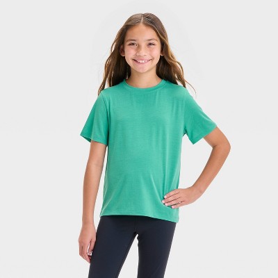 Girls' Short Sleeve Gym T-Shirt - All In Motion™