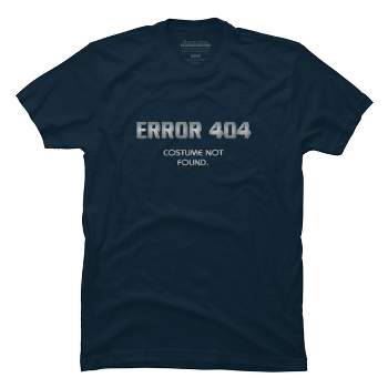 Men's Design By Humans Error 404 Costume not found, Halloween Design By InfaredDesigns T-Shirt