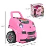 INFURNIC Nature Exploration Toys Kids Mechanic Truck Engine Toy Set Car Service Play Workshop with Tools, Pink, 15.75"*15.25"*18.5" - 2 of 4