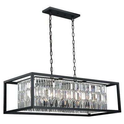 Vaxcel Catana 8 - Light Chandelier in  Oil Rubbed Bronze