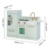 Teamson Kids Little Chef Charlotte 2-piece Modular Wooden Play Kitchen ...