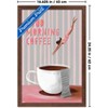 Trends International Reinders: Coffee - Good Morning Coffee in Pink and Lavender Framed Wall Poster Prints - 3 of 4