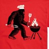 Men's - Instant Message - Bigfoot Grill Short Sleeve Graphic T-Shirt - 2 of 4