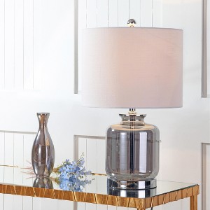 JONATHAN Y Marsh Glass LED Table Lamp - 1 of 4