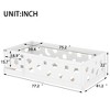 CAVINAS Kids Toddler Bed with Safety Guardrails,Twin/Full Size Floor Bed with Door,Montessori Bed for Bedroom,White - 3 of 4